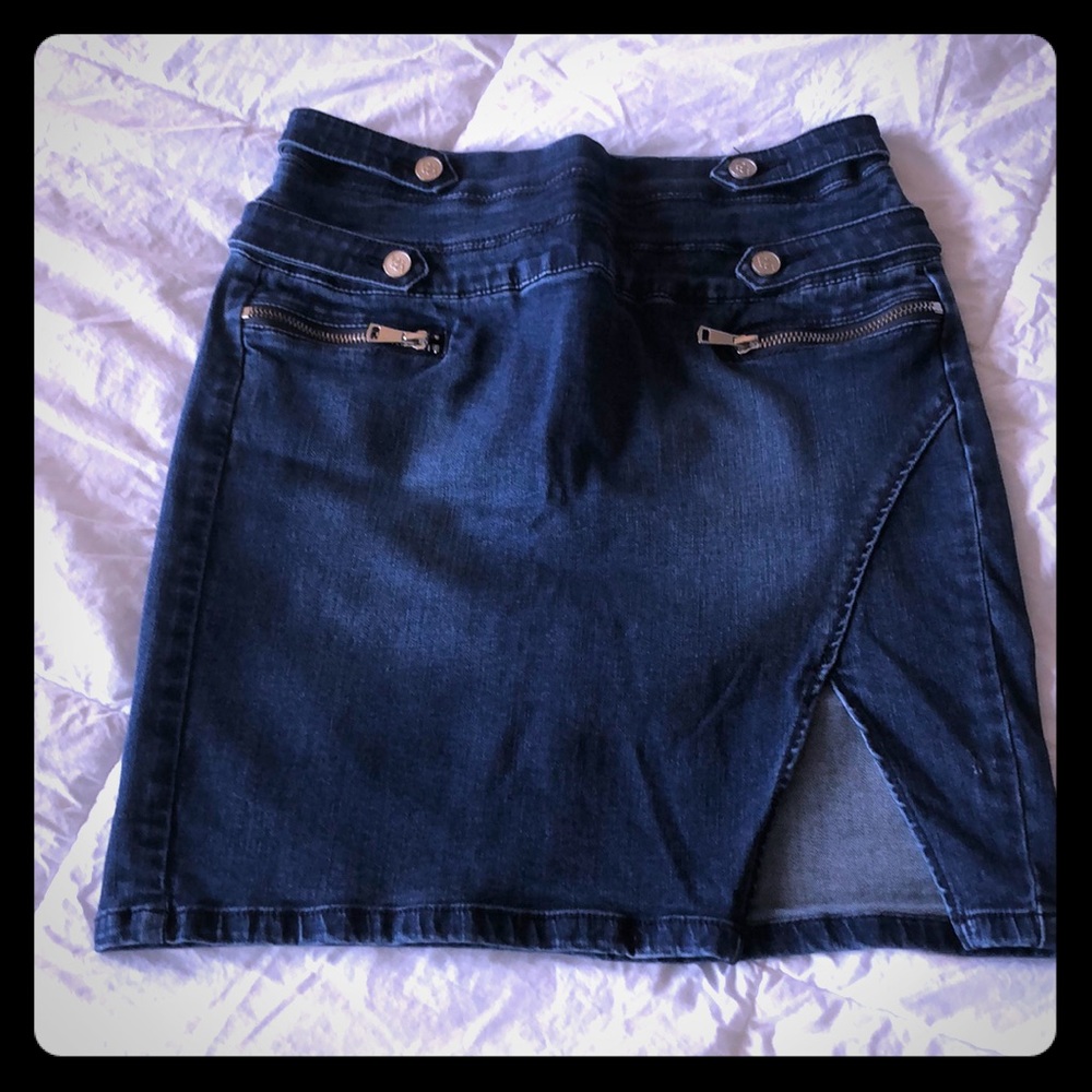 Bebe Denim Skirt